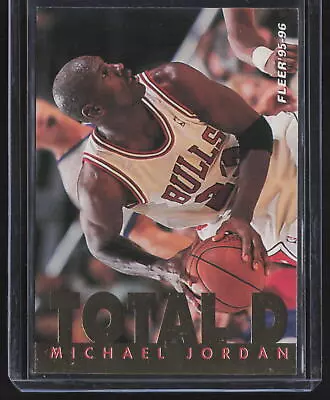 1995-96 Fleer European Michael Jordan Total D #200 • $9.99