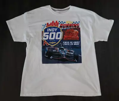 2019 Indy 500 Racing T-Shirt Xtra Large XL Andretti Car Back Hit Graphics NEW • $18.99