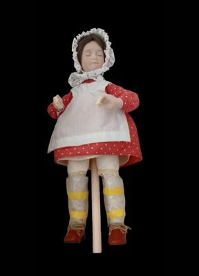 $5 • Buy Vtg Norman Rockwell Young Ladies Porcelain Doll