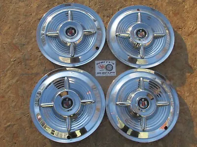 $299.95 • Buy 1956 Mercury Montclair, Monterey, Custom 15  Spinner Wheel Covers Hubcaps Set ~4