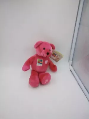£5.90 • Buy Hot Pink I Love You Stamp Bobbie Bear US Post Office Beanie 2002 Nutcracker