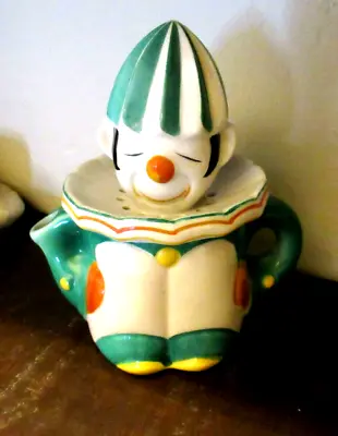 Vintage Mikori Ware JAPAN Hand Painted Clown Juicer Reamer Teapot • $27.55