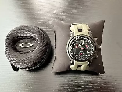 Oakley Holeshot Watch - Stealth Face W/10th Mtn Div Band ***Rare*** • $225