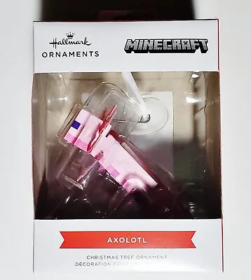 Hallmark Minecraft Axolotl Christmas Tree Ornament *NEW* 2023 Mojang Video Game • $11.99