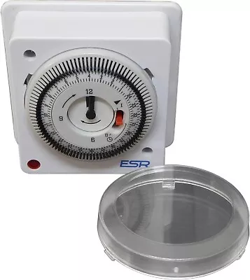 24 Hour Mechanical Timeswitch 24hr Timer For Immersion Heater Lights Sockets 16A • £14