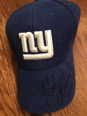 Michael Strahan Autographed #92 Signed Giants NFL Hat Cap White & Blue • $59.88