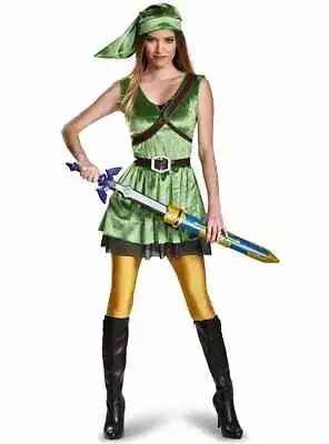 Link Women's Legend Of Zelda   Dress Up Costume - Genuine Disguise & New • $129.79
