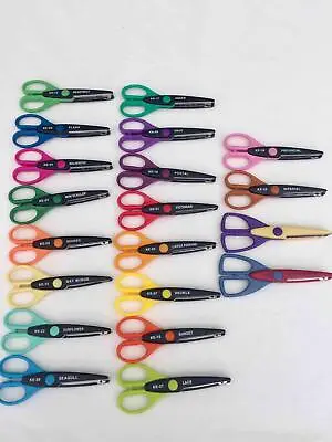 Lot 20 Provo Craft Kraft Paper Edgers Decorative Edge Scissors Scrapbooking Arts • $19.99