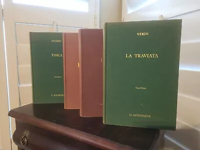 VINTAGE Verdi And Puccini Opera Vocal Score Books Set • $80