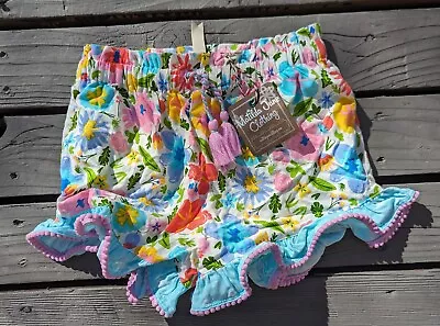 NWT Matilda Jane Let's Go Together Fun And Friends Floral Frilly Pink Shorts 8  • $19.99