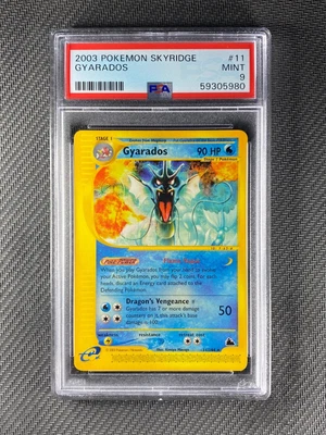 $16.50 • Buy Pokemon Card PSA 9 Mint Gyarados Skyridge 2003 Non Holo 11/144