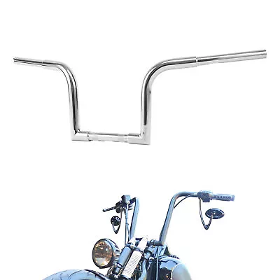 10  Rise Fat 1 1/4  Ape Hanger Bar Handlebar Fit For Harley Sportster Chrome • $85.99