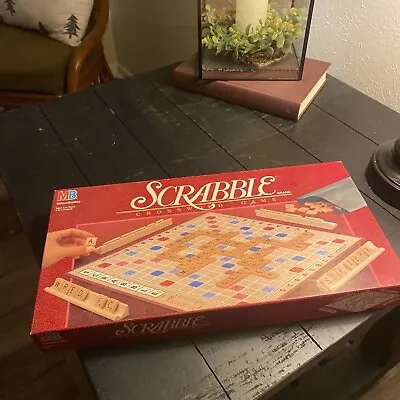 Vintage Scrabble - 1989 Edition - Milton Bradley Board Game • $23.50