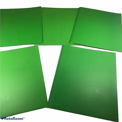 Lot Of 5 Pen And Gear Green Paper Stock 2 Pocket 3 Prong Folders New • $7.58