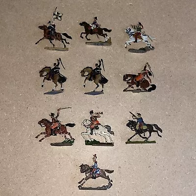 30mm Tin Flat Toy Soldiers X 10 • $15.16