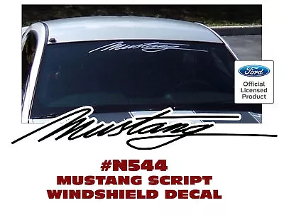 Ge-n544 Ford - Mustang Script - Windshield Decal - Sticker - Letters - Logo • $28.23