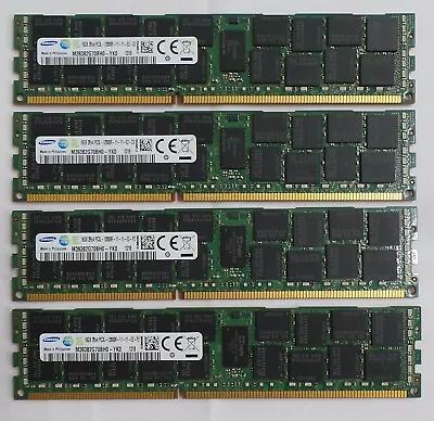£52.99 • Buy 64GB KIT (4 X 16GB) Samsung PC3L-12800R Server RAM ECC RDIMM DDR3 1600MHZ