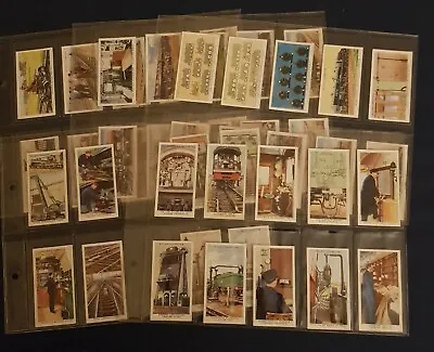£3 • Buy WD & HO Wills Cigarette Cards – Railway Equipment – Part Set (48/50) – 1939