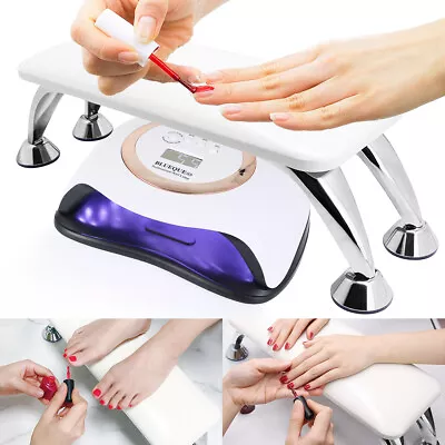 Nail Arm Rest Nail Hand Rest Cushion Microfiber Leather Manicure Hand Rest BiDOZ • £32.99