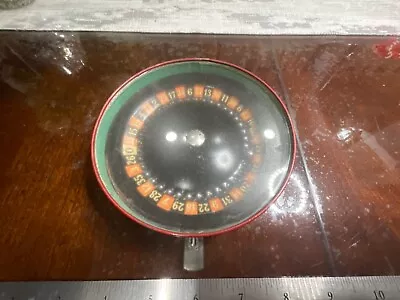 Vintage Handheld Push Roulette Wheel • $49.99