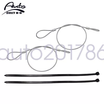 For Corvette C4 1984-1996 #RP604802 Emergency Hood Release Cable Kit 2pcs • $10.59