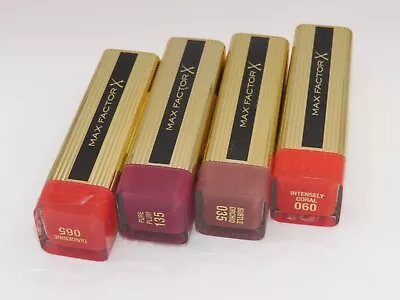 Max Factor Colour Elixir Intense 24hr Lipstick With Vitamin E- Choose Shade • £4.99