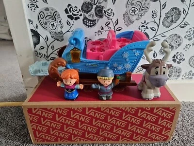£4.20 • Buy Fisher Price Little People Disney Frozen Sleigh & Figures