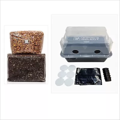 1 Monotub & 10lbs Exotic Substrate + 4lbs Whole Oats Full Mushroom Grow Kit (M) • $129.99