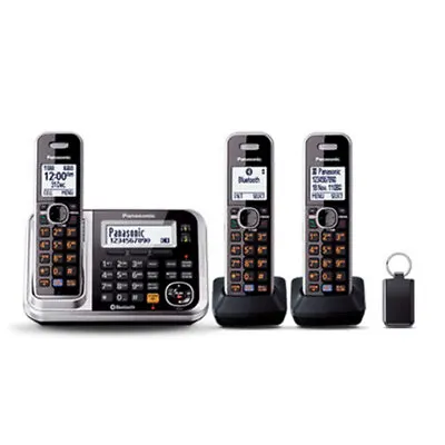 Panasonic DECT Digital Cordless Phone Triple Pack KXTG7893AZS • $174