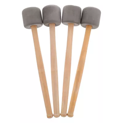 4pcs Intermediate Drum Bass Mallet Marching Tenor Drum Mallets • $20.34