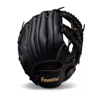 NWT Franklin Field Master Gold Series 11  Baseball Fielding Glove Black RHT • $32.77