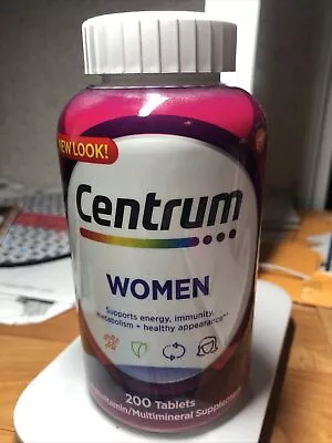 Centrum Women Multivitamin Supplement 200 Tablets  06-2024 • $11.75