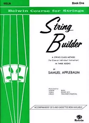 String Builder  Violin Book One (Belwin Course For Strings) - Paperback - GOOD • $5.60