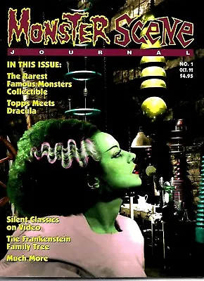 Monster Scene Magazine #1 Famous Monsters Collectibles Ex Condition • $18.48