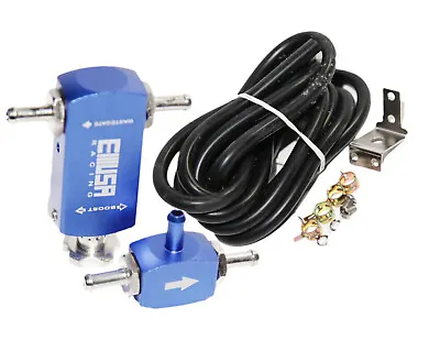 EMUSA BLUE Adjustable 1-30 PSI New Racing Turbo Manual MT Boost Controller Kit • $21.99