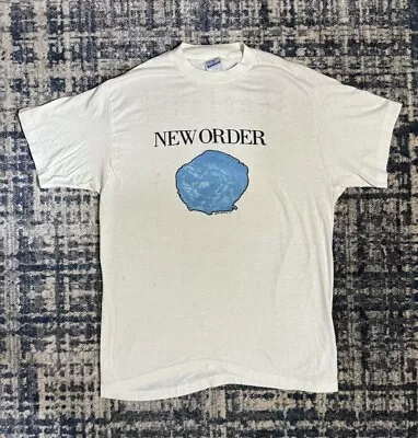 Vintage 1987 New Order Substance Tour T Shirt XL Joy Division The Cure Bauhaus • $245