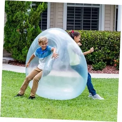 Water Bubble Ball Balloon Inflatable Water-Filled Ball Soft Rubber Ball Green • $25.17