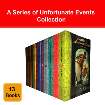 £39.98 • Buy A Series Of Unfortunate Events Collection Lemony Snicket 13 Books Set Pack NEW