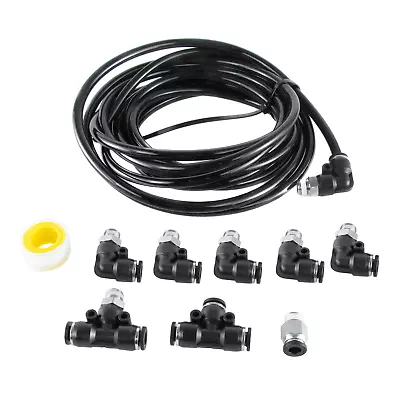 PUSH LOCK Vacuum Line Fitting Kit Turbo Wastegate & Solenoid 1/8  NPT For JZX100 • $15.99