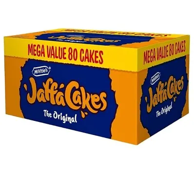 McVitie's Jaffa Cakes Mega Value Pack 80 Cakes(8 Cartons X 10 Cakes) • £12.49