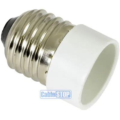 Convert E27 Edison Screw ES To E14 Small SES Light Bulb Holder Adapter Connector • £5.25