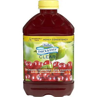 Thick & Easy Thickened Beverage Cranberry Juice 46 Oz. Bottle • $14.69