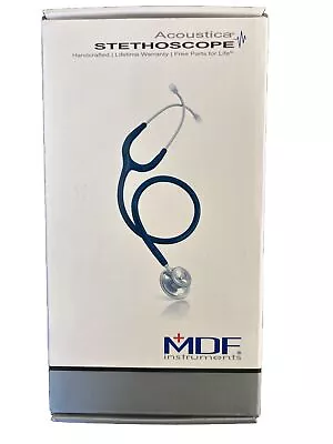 NEW IN BOX: MDF Acoustica  Lightweight Stethoscope - MDF 747XP Black Out • $20