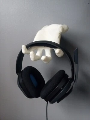 $21.50 • Buy Headphone Hand Stand Wall Mount PS4 Xbox Gaming Accessories Key Holder 3D Print