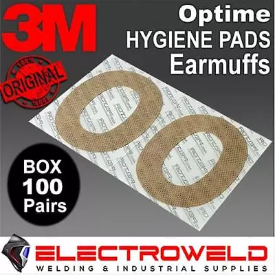 200 X 3M Peltor Clean Hygiene Disposable Adhesive Pads Earmuffs Ear Muffs HY100A • $149.95