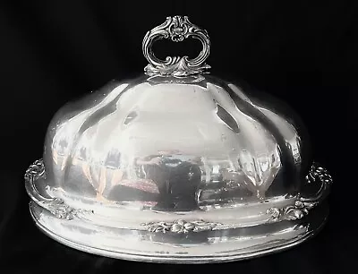 Antique Silver On Copper Meat Dome Cover From Early 19 Century Large • $165