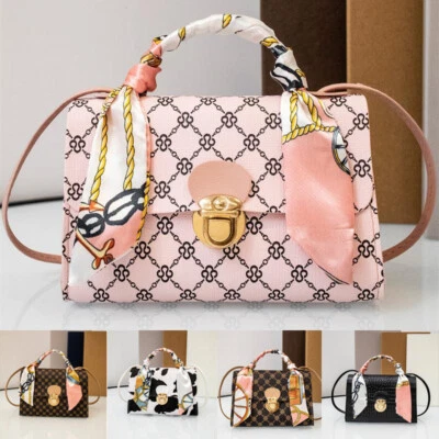 £6.19 • Buy Leather Messenger Luxury Crossbody Bag Womens Designer Shoulder Bags Handbags