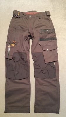 £25 • Buy SCRUFFS Work Trousers 32 Waist 32 Length HIVIS Strips