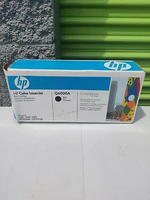 Genuine HP 124A Q6000A LaserJet Black Color Toner Ink Cartridges/ New/ Open Box. • $19.95