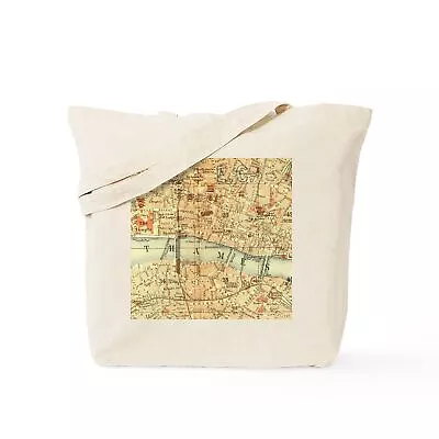 CafePress Vintage Map Of London Tote Bag (903160463) • $10.99